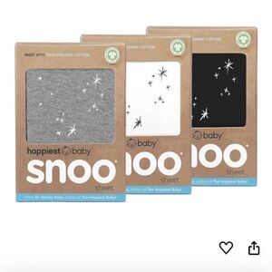 Happiest Baby Snoo Sheet Set - Gray, White, and Black